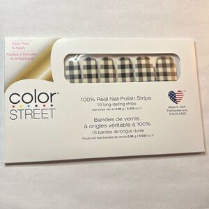 Plaid About You Color Street Clear overlay retired